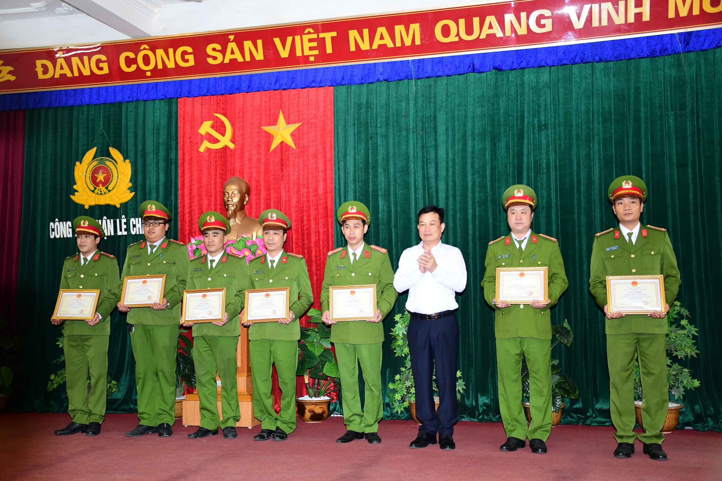 Công an quận Lê Chân: Điều tra khám phá 60 vụ phạm pháp hình sự